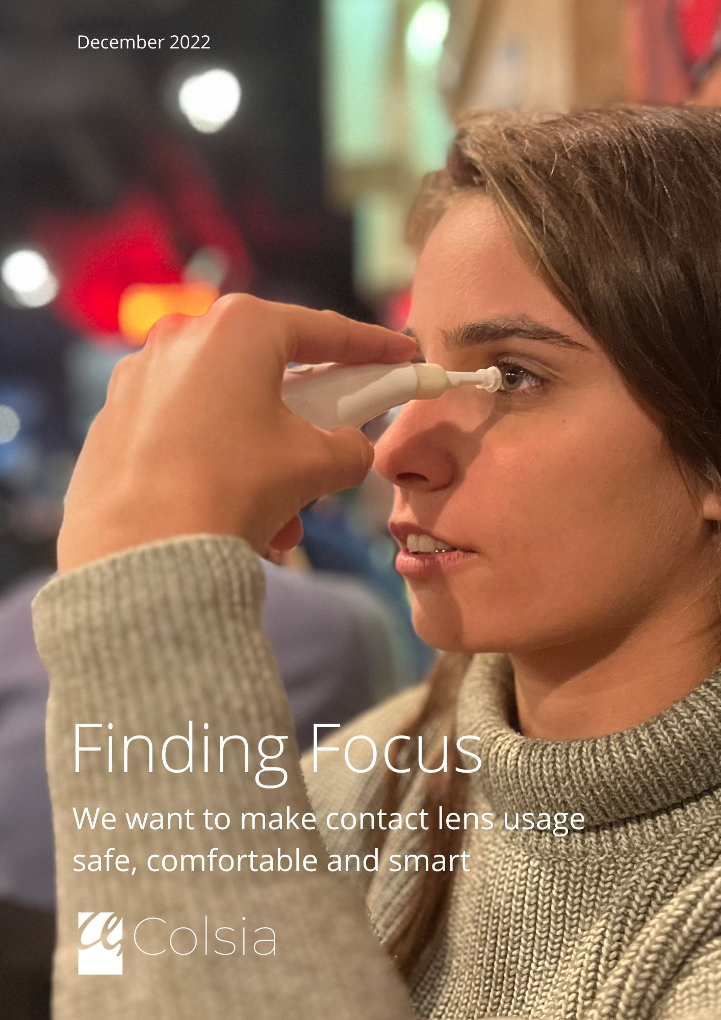 Contact lens smart device - Colsia